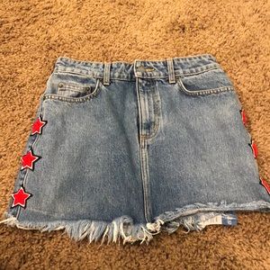 jean skirt